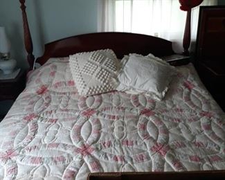 Dixie Mahogany 4 Post Full Size Bed