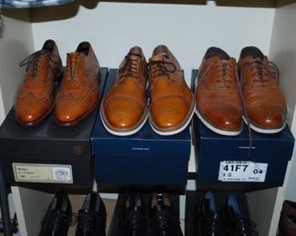 Really nice Men's shoes. Majority of sizes are 9D, but there are a few 8 1/2 and 9 1/2 sizes. 