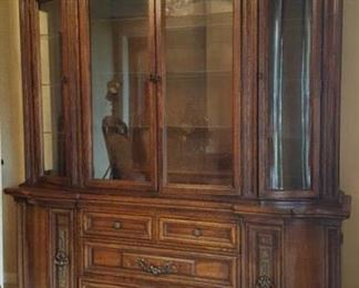Large china cabinet