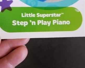 Fisher Price Little Superstar Step ' n Play Piano Works (as shown no seat for infants) $50