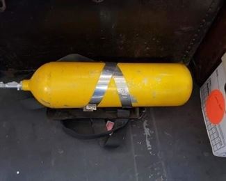 Vintage 1950's "Sea Hunt" Scuba tank & harness Call