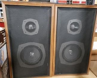 Vintage Old School Wide Range Speakers #0661 $195