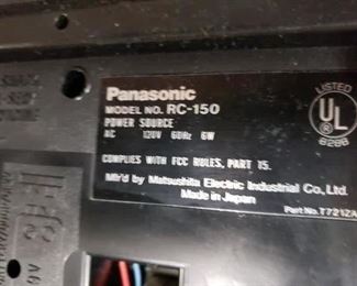 Vintage Panasonic #RC-150 clock/weather Radio $25