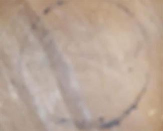 (3) Drexel Travis Court Hepplewhite Style 1940's Mahogany Seat Shield back Chairs (Needs work) 1 Arm 2 side chairs All for $195