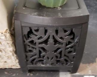 Ornate Plastic Garden Hose Reel Holder (Missing Handle) $45