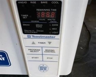 ToastMaster Model# 1152U Automatic Breadmaker with Manual Etc. $50