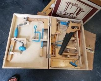 Vintage Handy Andy Model#194 20 pc. Tool Chest with Tools (2 available) $50 each