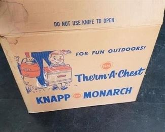 Very Rare Almost Mint Condition in Original box Knapp Monarch Therm-A-Chest Was $350 Now $250