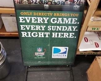 Rare Vintage ESPN Direct TV Sunday Football 2 sided outdoor $75
