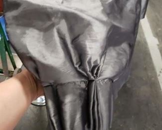 (6) Peri Homeworks Collection Gray Satin 103"Long Drapery Panels $100