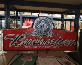 4' Vintage Budweiser Neon Light $395