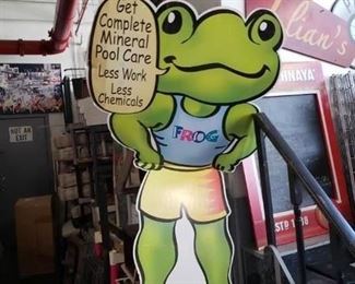 Collectible FROG Pool & Spa product Frog Display Stand-up $35