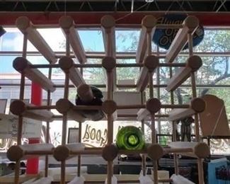 JK Adams Natural Hardwood Wine Rack 40 Bottle Builders Pack (partially built with Box) $150