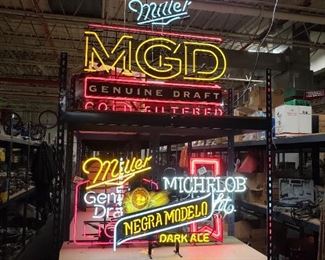 Assorted Vintage Neon signs All Working