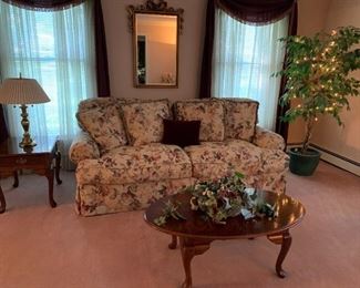 Floral Print Couch