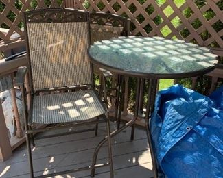 High Table with 2 Chairs