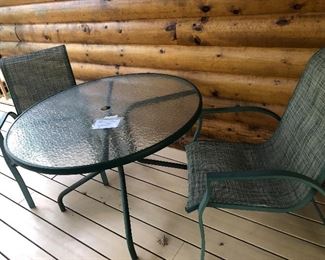 Patio Table and Two Chairs