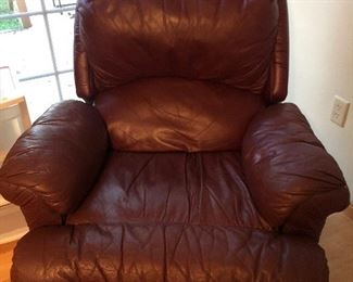 Burgundy Recliner