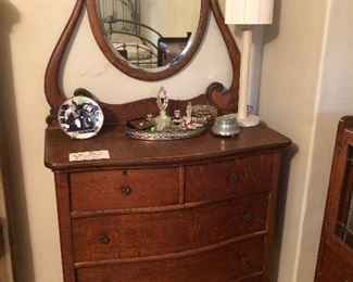 Antique Mission Oak with Mirror