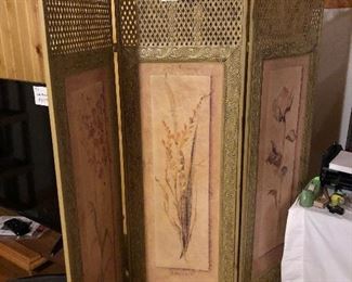 Three Panel Room Divider