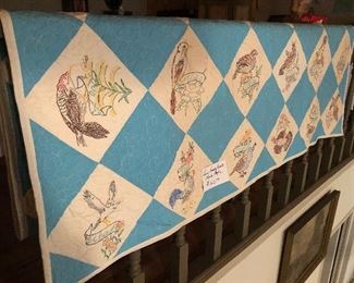 Bird Family Quilt