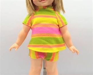 Vintage 1966 IDEAL Toy Corp GIGGLES DOLL GG-18-H-77 Original Outfit