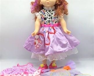 Fancy Nancy Doll with Poodle Skirt Outfit