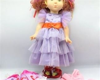 Fancy Nancy Doll with Purple Party Dress