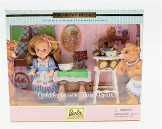Mattel 2000 Barbie Collectibles Goldilocks and the Three Bears Collector Edition No. 29605  NRFB