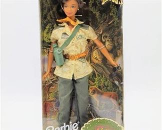Mattel 1998 Disney Exclusive Animal Kingdom African American Barbie No. 20989 NRFB
