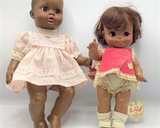 1966 Effanbee and 1971 Ideal Toy Corp African American Dolls