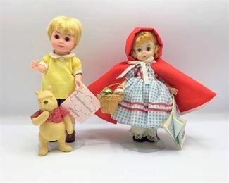 Madame Alexander Christopher Robin & Pooh and Little Red Riding Hood