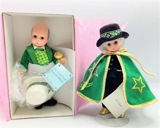 Madame Alexander Dolls Wizard with State Fair Balloon 13280 (in box) and The Wizard from The Wizard of Oz