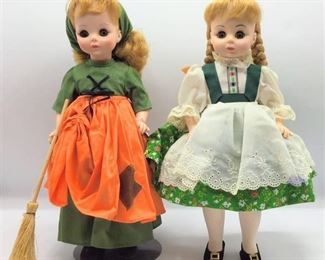 Madame Alexander Dolls Heidi and Cinderella