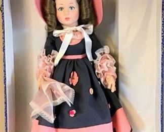 Italian Lenci Doll with COA Paperwork - comes in Large Blue Trunk