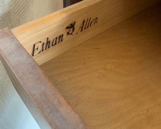 Ethan Allen Drop Leaf Serving Cart w/Drawer and drop down Handle