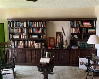 Ethan Allen Old Tavern Bookcases, Rocker, Side Tables and Chair