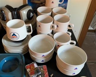 Vintage Airline Collectibles including Delta and Northeast