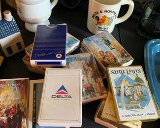 Vintage Airline Collectibles including Delta and Northeast