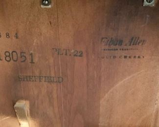 Ethan Allen Solid Cherry Drop Leaf Coffee Table