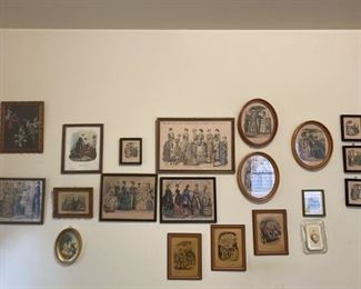 many Victorian prints