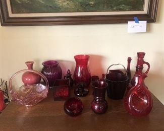 red glass lot