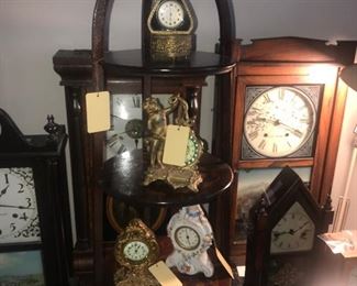 Items Located In The Office ~ Collection Of Antique And Vintage Clocks 