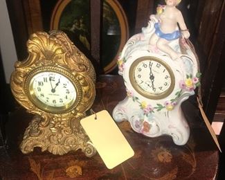 Items Located In The Office ~ Collection Of Antique And Vintage Clocks 