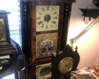 Items Located In The Office ~ Collection Of Antique And Vintage Clocks 
