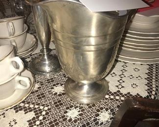 Items Located In The Dining Room  ~ Lots Of Sterling Silver & Silver Plated Items