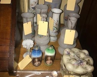 Items Located In The Dining Room ~ Antique Bristol Glass