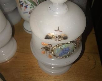 Items Located In The Dining Room ~ Antique Bristol Glass