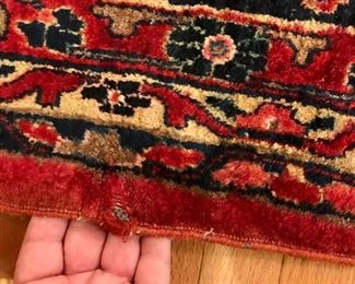 Items Located In The Dining Room ~ Beautiful 1920's Sarouk Floor Rug Measuring 23'10" X  10'2" In Great Condition ~ Vegetable Dyes