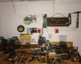 Items Located in The Garage